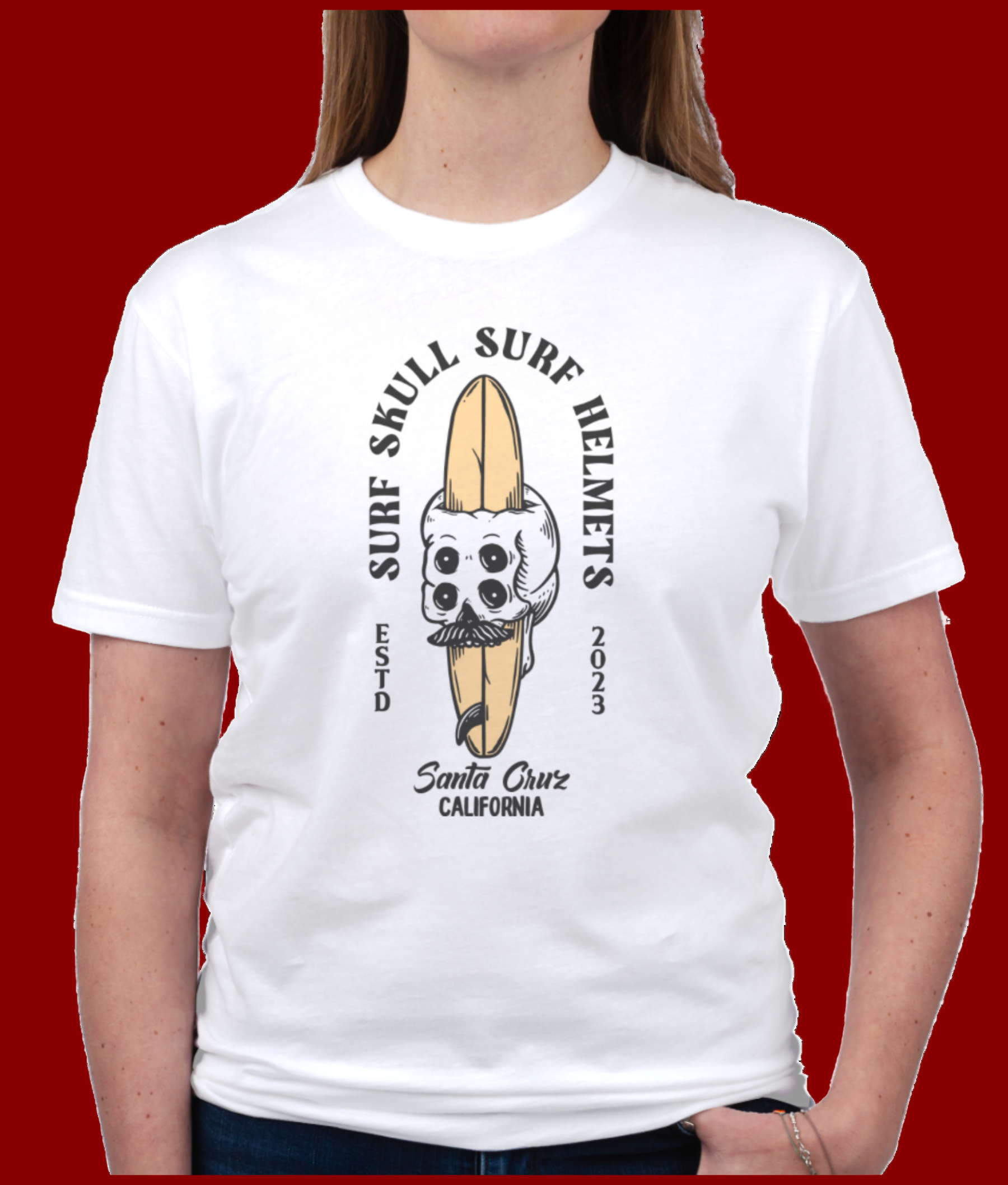 Crushed-Skull - Classic white T