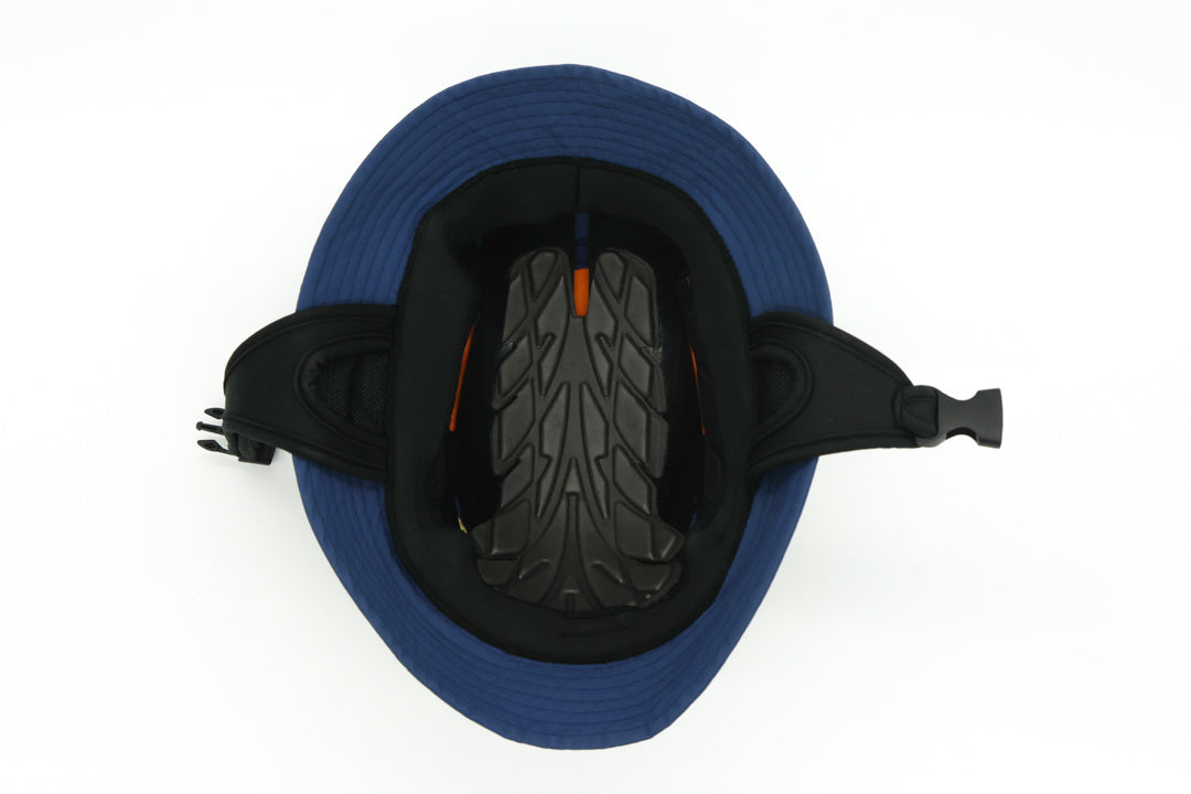 A Low profile "Surf-Helmet" and head protection; Bucket hat style