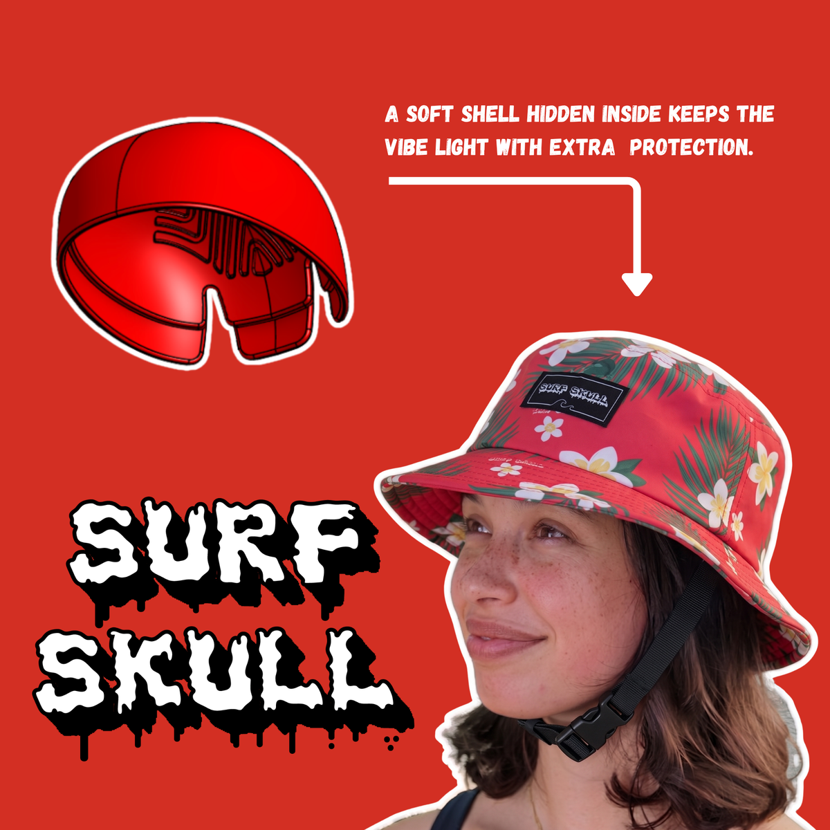 Surf Skull V2 - Essential - Floral