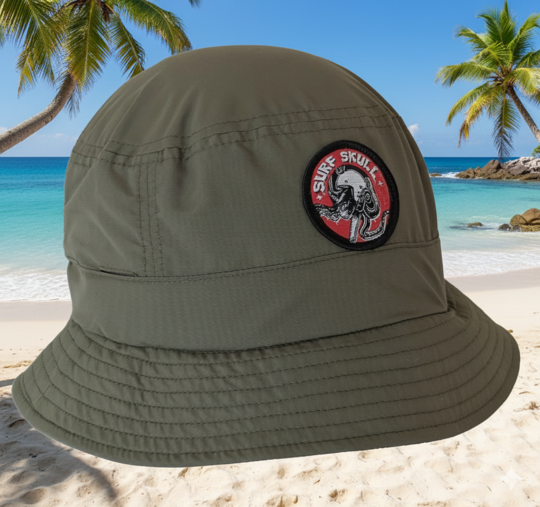 Surf Skull Version 1: Bucket Hat Surf Helmet